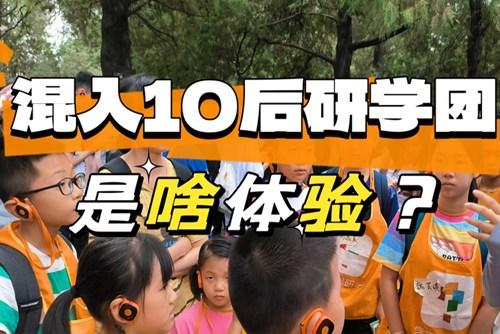 90后大龄儿童混进10后研学团，被教育了……